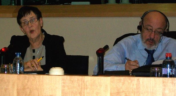 From left to right: Ms. Svensson and Mr. Michel at the hearing