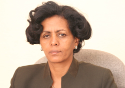 Luul Gebreab, Chair of National Union of Eritrean Women (N.U.E.W.)