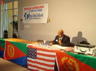 Seyoum Tesfaye Chairman of the Eritrean Global Solidarity