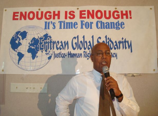 Seyoum Tesfaye - chairman of the Eritrean Global Solidarity
